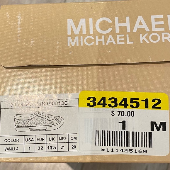 Michael Kors Girl Ima Rebel Casual Shoes Size: 1 - Picture 7 of 7